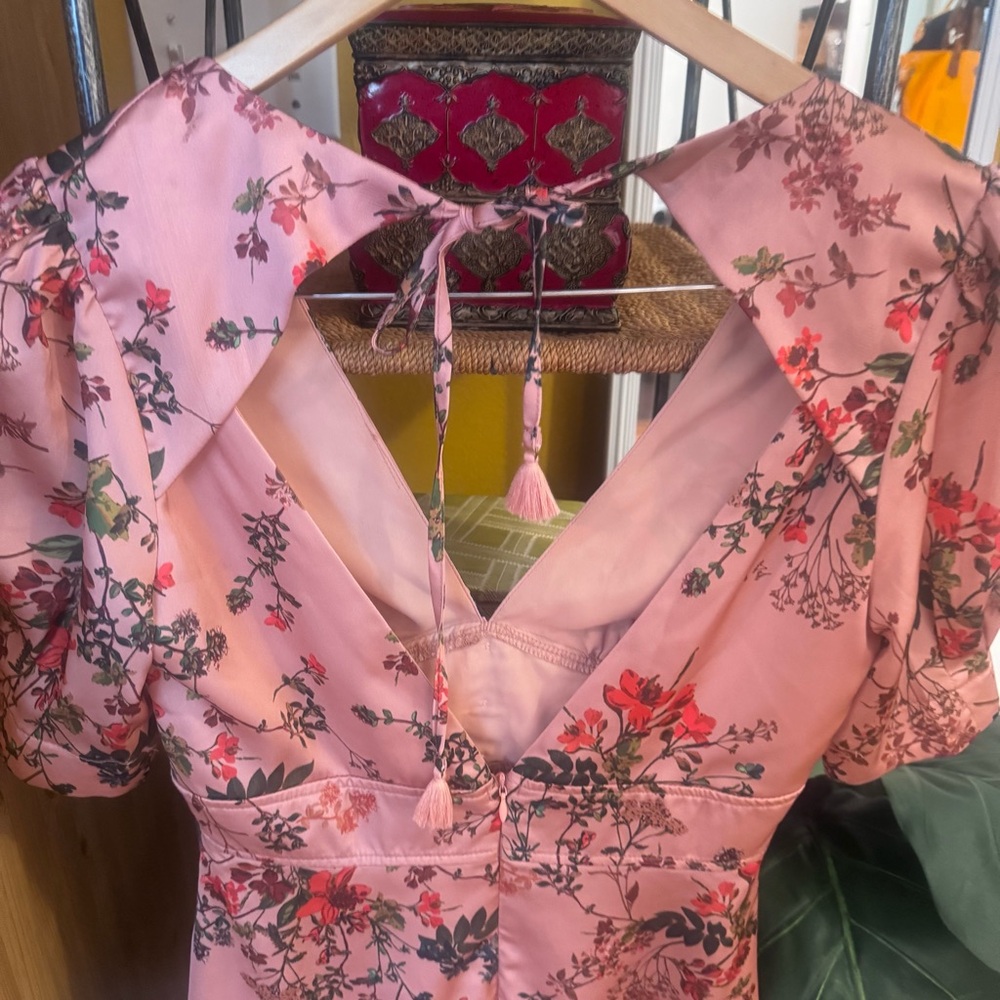 Honey Punch Pink Floral Dress